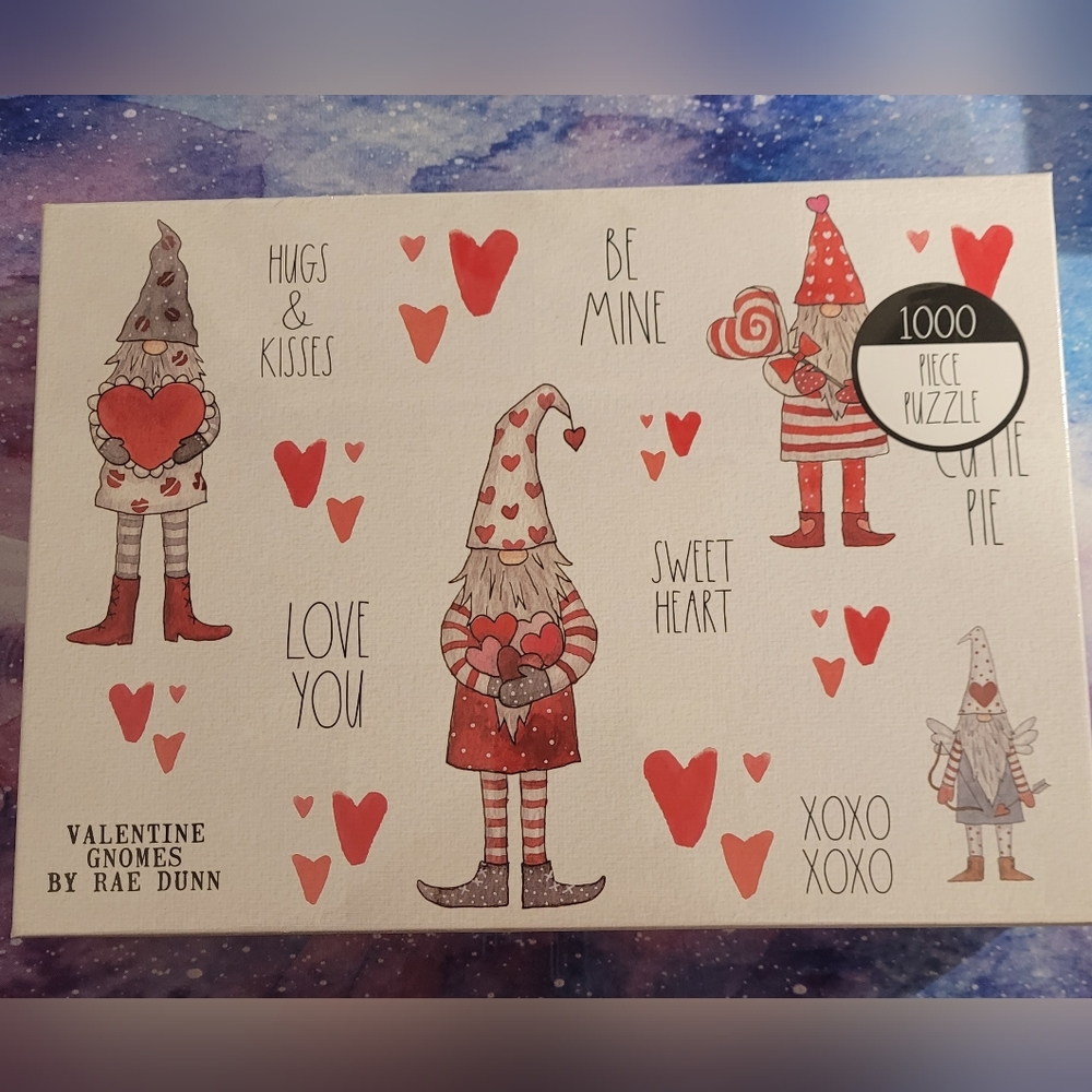 Rae Dunn Valentine's Gnome Puzzle